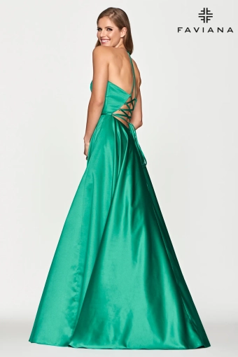 Faviana Prom Dresses Style #S10252 #7 Jade backface vertical thumbnail