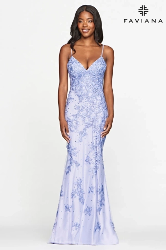 Faviana Prom Dresses Style #S10508 #1 Peri frontface vertical thumbnail
