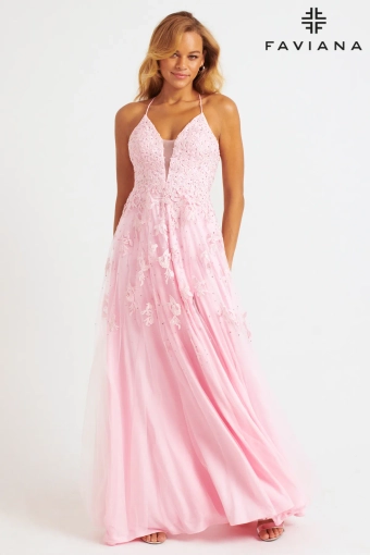 Faviana Prom Dresses Style #S10640 #9 frontface vertical thumbnail