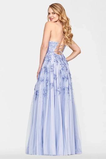 Faviana Prom Dresses Style #S10640 #17 Peri backface vertical thumbnail