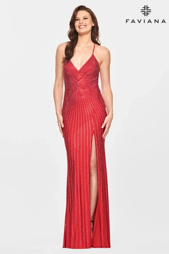 Faviana Prom Dresses Style #S10804 #1 frontface vertical thumbnail