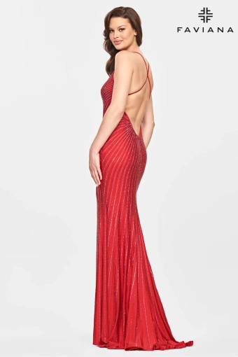 Faviana Prom Dresses Style #S10804 #6 Ruby backface vertical thumbnail
