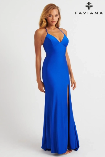 Faviana Prom Dresses Style #S10826 #8 frontface vertical thumbnail