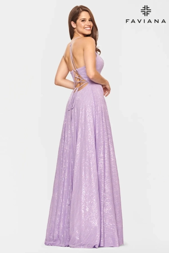 Faviana Prom Dresses Style #S10831 #5 Light Lavender backface vertical thumbnail