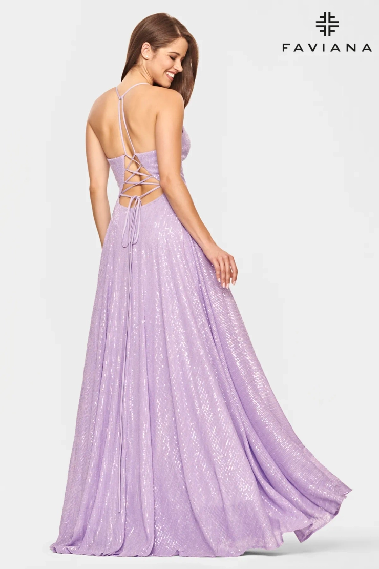 Faviana Style #S10831 #4 Light Lavender backface vertical picture