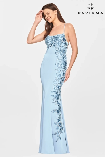 Faviana Prom Dresses Style #S10845 #2 Peri frontface vertical thumbnail