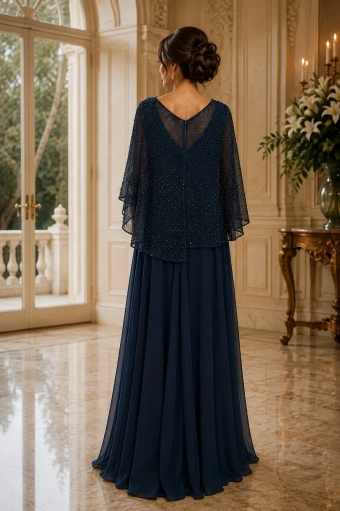 Rina di Montella Style #R107 $3 default Navy backface vertical thumbnail
