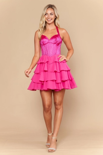 Poly USA #26174 #3 Hot Pink frontface vertical thumbnail