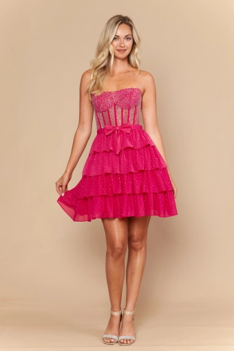 Poly USA #26248 #2 Hot Pink frontface vertical thumbnail