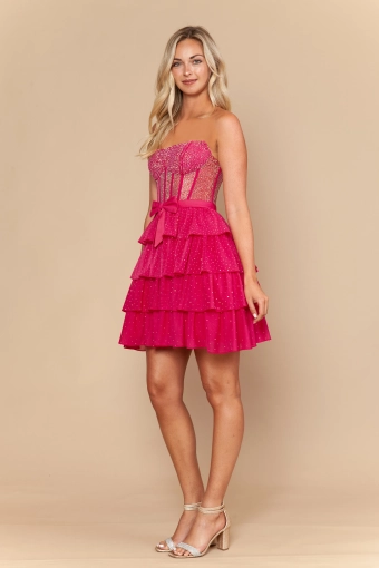 Poly USA #26248 #1 Hot Pink frontface vertical thumbnail