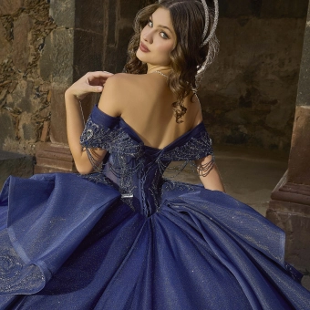 Ragazza Style #FV13-713 #10 Navy backface vertical cropped thumbnail