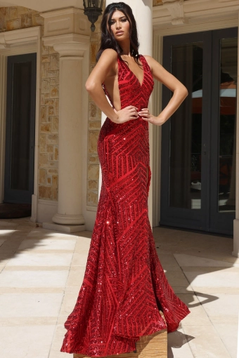 Jovani Style #38053 #4 frontface vertical thumbnail