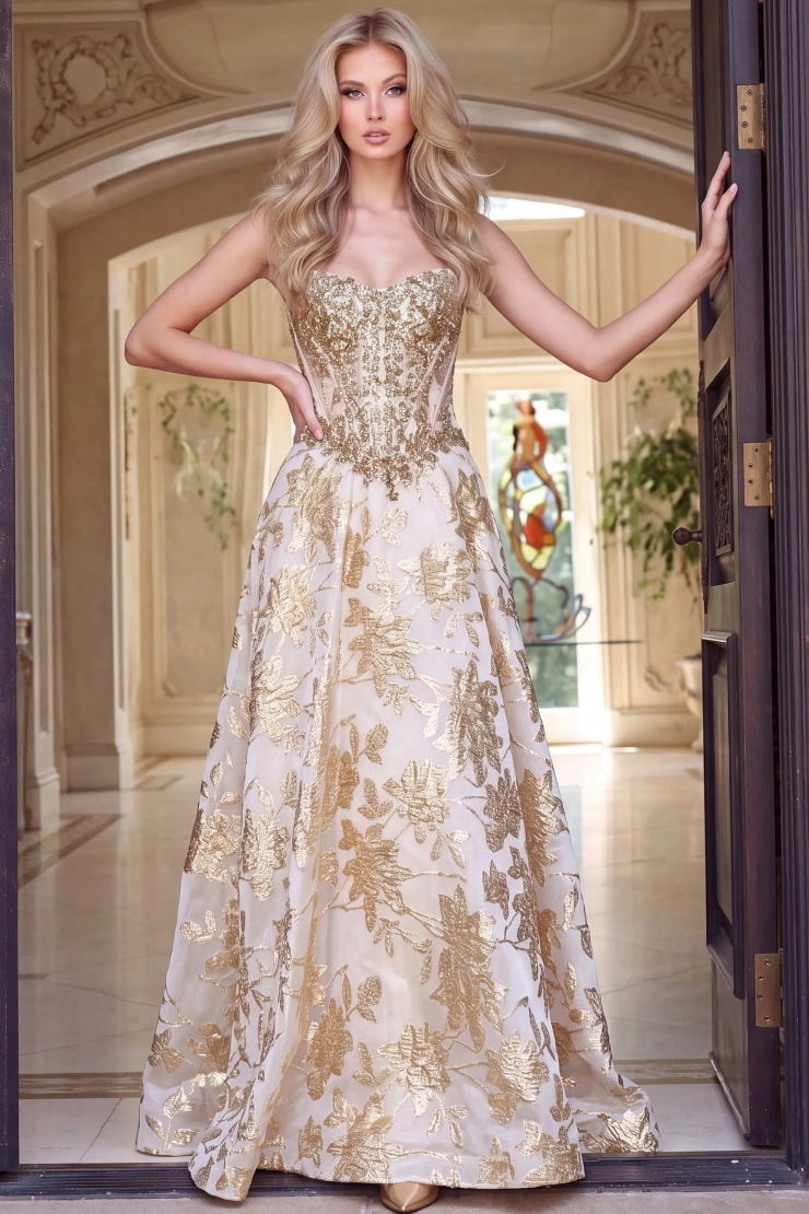 Jovani Style #54869 #1 frontface vertical picture