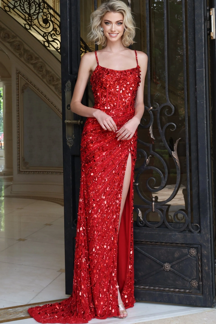 Jovani Style #55527 #1 frontface vertical picture