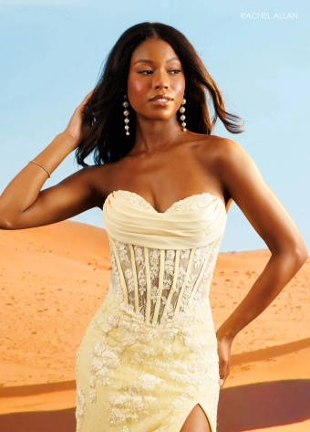 Rachel Allan Style #71087 $7 Yellow frontface vertical cropped thumbnail