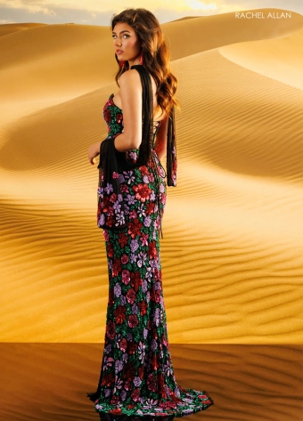 Rachel Allan Style #71090 $4 default Black Multi backface vertical thumbnail