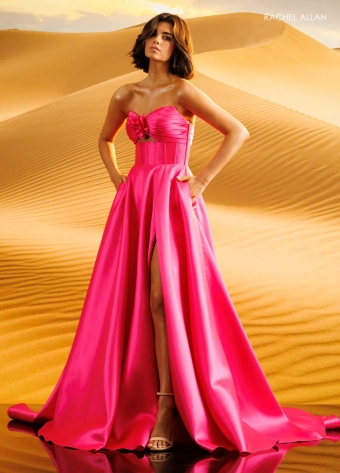 Rachel Allan Style #71091 $0 default Fuchsia frontface vertical thumbnail