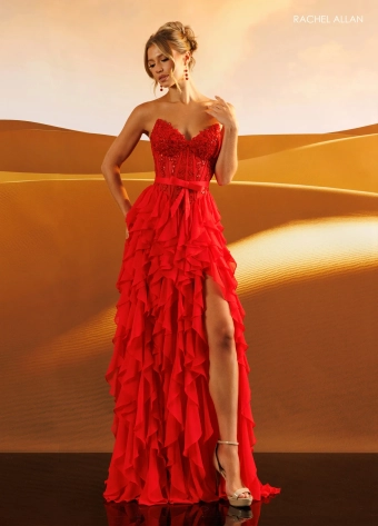 Rachel Allan Style #71101 $0 default Red frontface vertical thumbnail