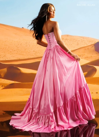 Rachel Allan Style #71108 $4 Candy Pink backface vertical thumbnail