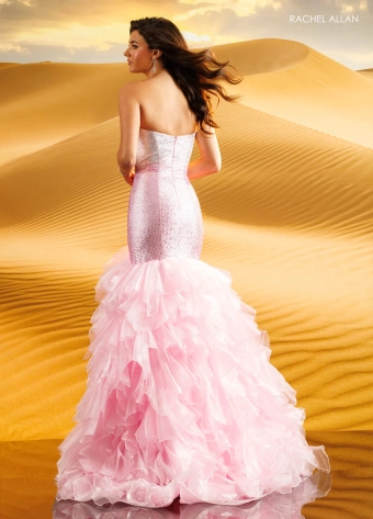 Rachel Allan Style #71112 $3 Pink backface vertical thumbnail