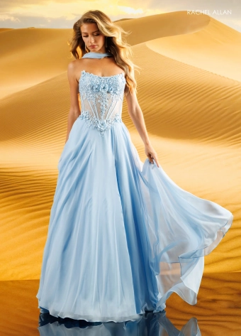 Rachel Allan Style #71117 $3 Light Blue frontface vertical thumbnail