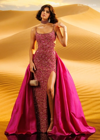 Rachel Allan Style #71126C $0 default Fuchsia/Gold frontface vertical thumbnail