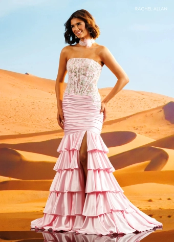 Rachel Allan Style #71133 $1 Pink Multi frontface vertical thumbnail