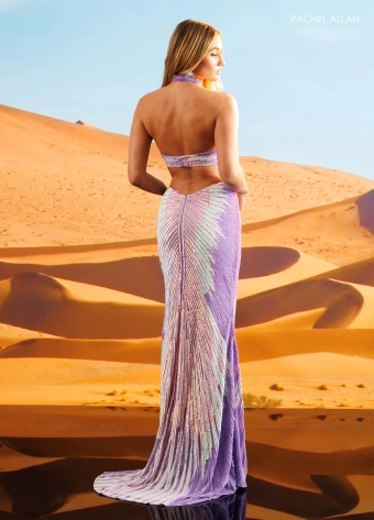 Rachel Allan Style #71141 $4 default Lilac Ombre backface vertical thumbnail