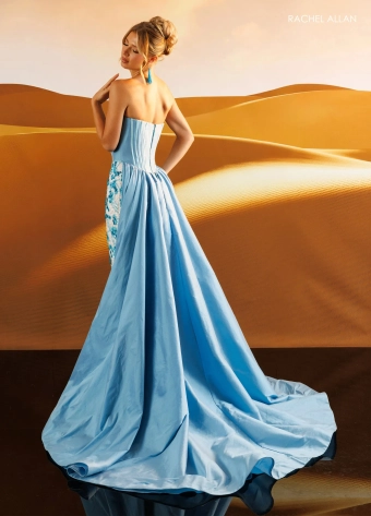 Rachel Allan Style #71151 $6 White/Blue backface vertical thumbnail