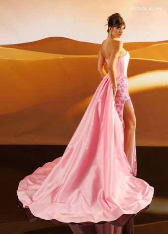 Rachel Allan Style #71151 $4 White/Pink backface vertical thumbnail