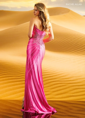 Rachel Allan Style #71158 $4 Fuchsia backface vertical thumbnail