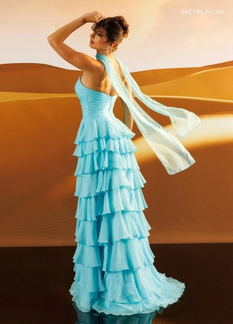 Rachel Allan Style #71160 $4 default Aqua Blue backface vertical thumbnail