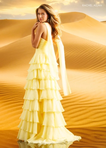 Rachel Allan Style #71160 $6 Yellow backface vertical thumbnail