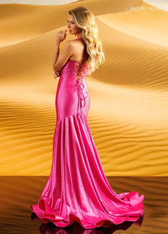 Rachel Allan Style #71182 $5 Fuchsia backface vertical thumbnail