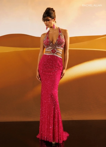 Rachel Allan Style #71234 $1 Fuchsia Multi frontface vertical thumbnail