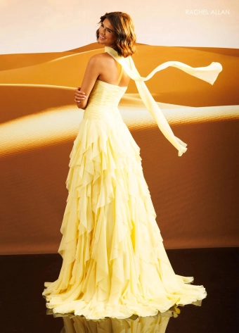 Rachel Allan Style #71270 $3 Yellow backface vertical thumbnail