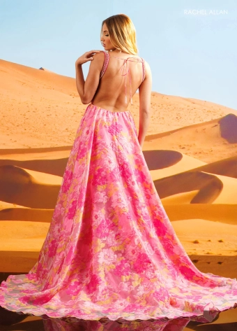 Rachel Allan Style #71274 $2 default Fuchsia Multi backface vertical thumbnail