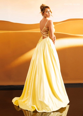 Rachel Allan Style #71290 $3 Yellow backface vertical thumbnail
