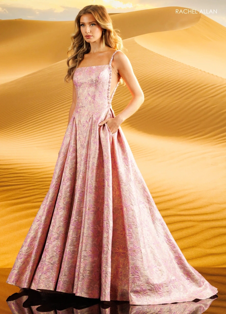 Rachel Allan Style #71334 #0 default Pink frontface vertical picture