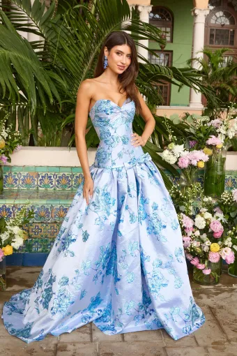Ava Presley Style #42460 $4 Periwinkle frontface vertical thumbnail