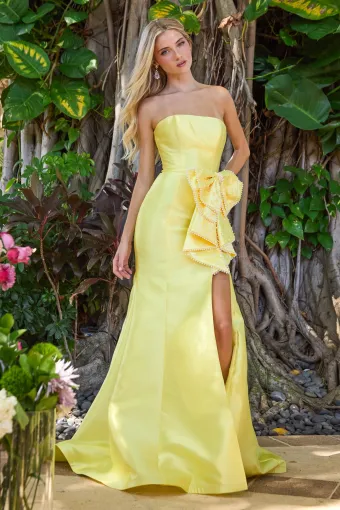 Ava Presley Style #42532 $2 Soft Yellow/White frontface vertical thumbnail