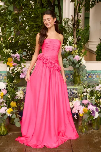 Ava Presley Style #42536 $1 Hot Pink frontface vertical thumbnail