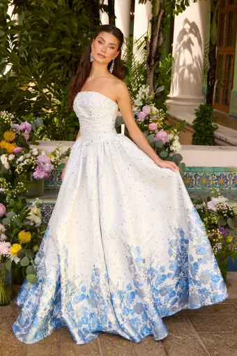 Ava Presley Style #42540 $4 Light Blue frontface vertical thumbnail