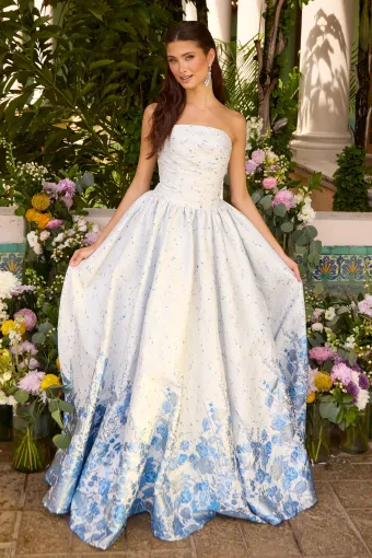 Ava Presley Style #42540 $1 Light Blue frontface vertical thumbnail