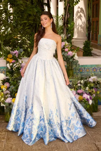 Ava Presley Style #42540 $10 Light Blue frontface vertical thumbnail
