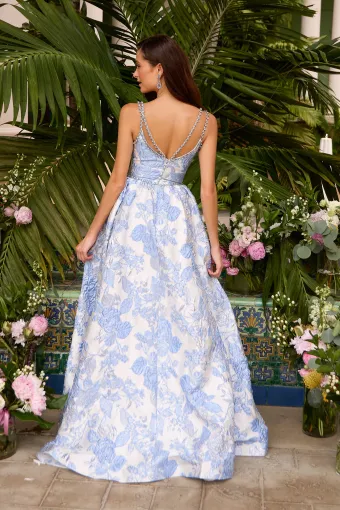 Ava Presley Style #42549 $8 default Ivory/Light Blue backface vertical thumbnail