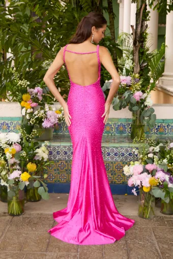 Ava Presley Style #42594 $1 default Hot Pink backface vertical thumbnail