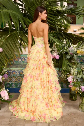 Ava Presley Style #43034 $8 default Yellow Multi backface vertical thumbnail