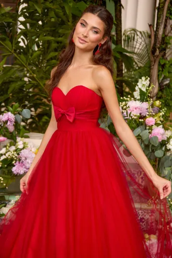 Ava Presley Style #43045 $5 Red vertical cropped thumbnail