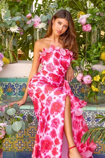Ava Presley Style #43057 $8 Pink/Red vertical cropped thumbnail